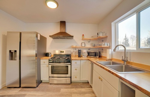 Sterling House | Walk to Kenai River: Forested Fisherman's Cabin!