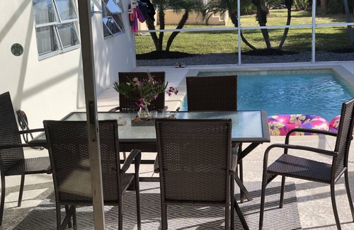 Marco Island House | Walk to Marco's beautiful white sand beach or lounge by your private pool.