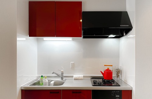 Shibuya Apartment | Walk to Shibuya Sta.! Luxe 6th Floor 1BR, Private Balcony, Gym in Building