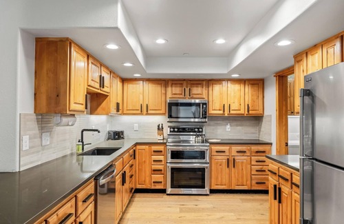 Steamboat Springs Condo | Walk to Ski from 4-bdrm luxury at Canyon Creek B104!