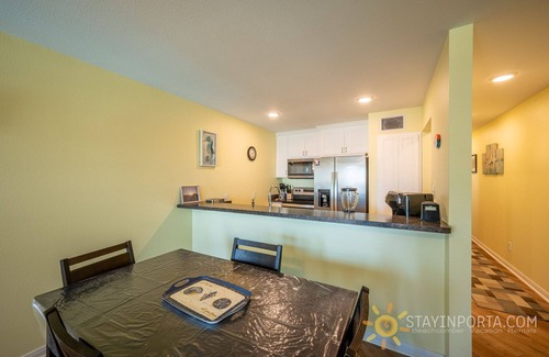Port Aransas Condo | Walk to the beach, Peek a Boo view of the ocean.