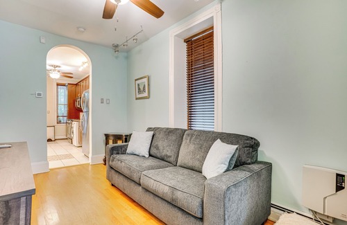 Hoboken Apartment | Walk to Washington St: Hoboken Apt w/Balcony!