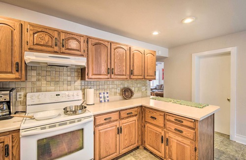 Elkhart Lake House | Walkable Lake Elkhart Apt: Dine, Shop, Swim!