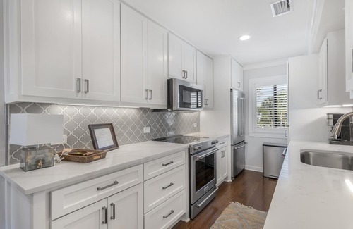 Seagrove Beach House | Walton Dunes Oceanfront.Private Beach! 2 Beach Chairs and Umbrella setup daily