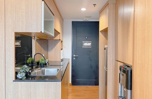 East Kuningan Apartment | Warm Neutral Look Studio Apartment Ambassade Kuningan