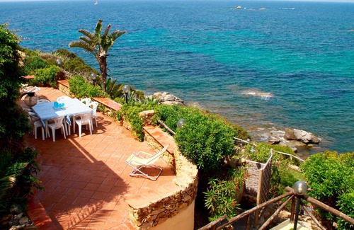 San Stefano House | Water front Villa with terraces and with an amazing view over beach, bay, sunset