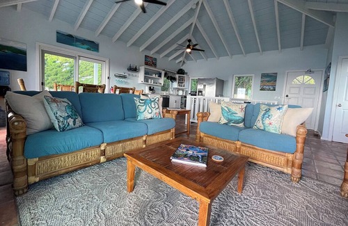 Lower Carolina Villa | Water + Sky USVI/Villa in Coral Bay with Outstanding Sunrise Views