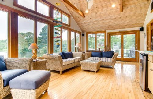 Mashpee House | Water-View Duplex with Sunroom and Decks in Mashpee!
