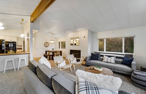 Lagoon Point House | Water View Gem with WiFi, Spacious Deck, Patio, Gas Grill, & Yard