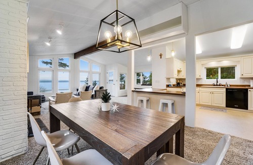 Lagoon Point House | Water View Gem with WiFi, Spacious Deck, Patio, Gas Grill, & Yard