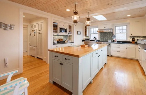 Wauwinet House | Water views highlight this Nantucket rental with private beach access, Wauwinet.