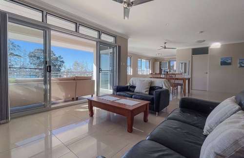 Yamba Apartment | Water Views, This North Facing Apartment is Light and Bright
