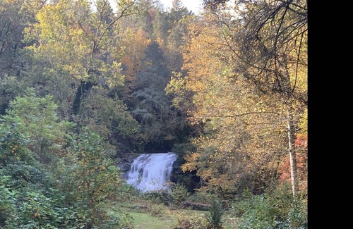 Pisgah Forest House | Waterfall House on 150 Acres - 3 King Rooms -One of a kind property !