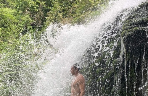 Pisgah Forest House | Waterfall House on 150 Acres - 3 King Rooms -One of a kind property !