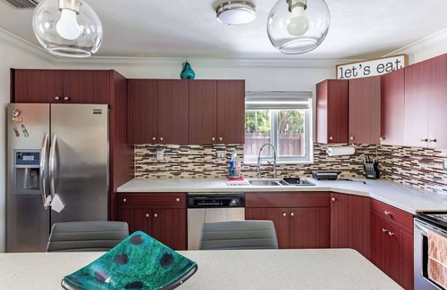 Miami Gardens House | Waterfront 3BR with Pool, Tiki Hut & Mini Golf