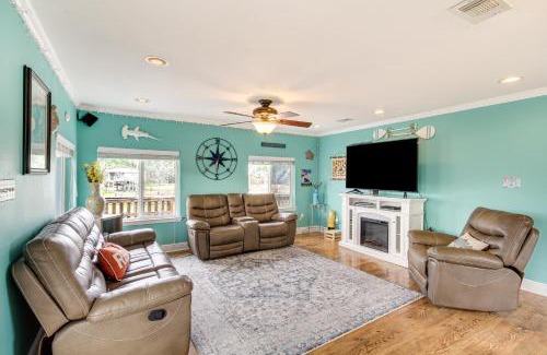 Shoreline Park House | Waterfront Bay St Louis Home with Private Dock!