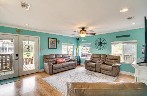 Shoreline Park House | Waterfront Bay St Louis Home with Private Dock!