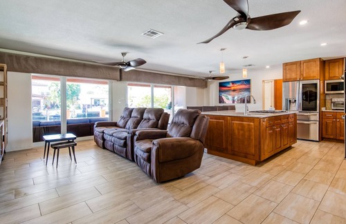 Pompano Isles House | Waterfront charmer with dock access, pool, hot tub, children's items, and W/D