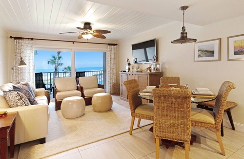 Crescent Beach Condo | Waterfront Condo with Great Views, Shared Pool, Tennis & Beach Access!