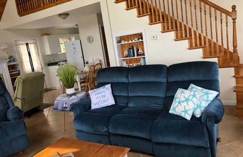 Three Mile Bay Cottage | Waterfront Cottage, Palm Tree Pointe, private space right on the water.