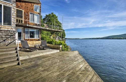 De Ruyter Cottage | Waterfront Deruyter Home w/Private Dock!