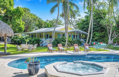 Islamorada House | Waterfront, dock, private oasis in the heart of Islamorada! Pool & Sunsets!