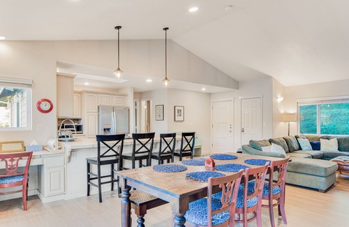 Allyn-Grapeview House | Waterfront, dog-friendly home with private beach, amazing deck & harbor view