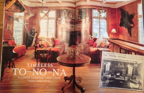 Saranac Lake House | Waterfront GREAT CAMP as seen in Fall Issue of Adirondack Life magazine!!!!