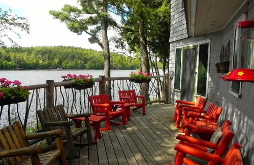 Saranac Lake House | Waterfront GREAT CAMP as seen in Fall Issue of Adirondack Life magazine!!!!