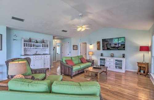 Carrabelle House | Waterfront Gulf Coast Getaway with Boat Dock!