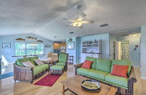 Carrabelle House | Waterfront Gulf Coast Getaway with Boat Dock!