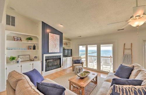 Harkers Island House | Waterfront Harkers Island Home Sunset View and Dock