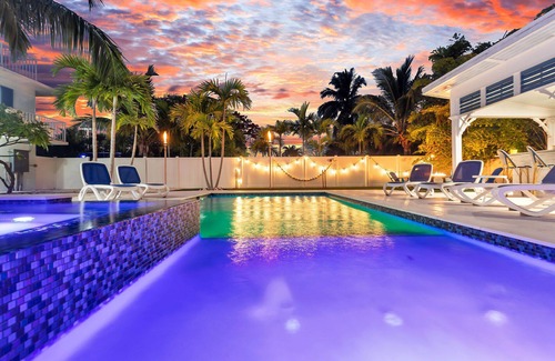 Plantation Key House | Waterfront Home in Islamorada with outdoor kitchen, pool, spa, boat dockage
