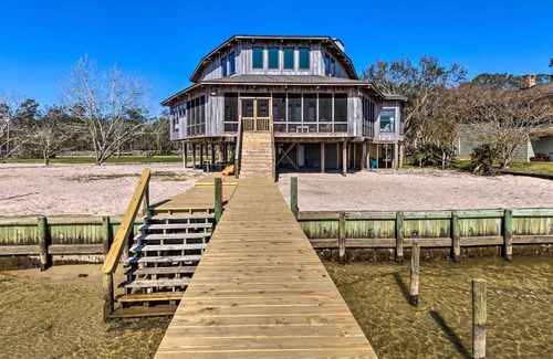 Josephine House | Waterfront Home on Perdido Bay: Private Dock, View