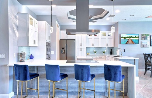 Marco Island House | Waterfront Home w/Heated Salt-water Pool, 2 Suites w/King Bds, 5min to Beach
