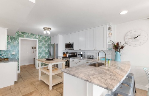 St. Augustine House | Waterfront home with dock, heated pool, & spectacular views- walk/bike downtown!