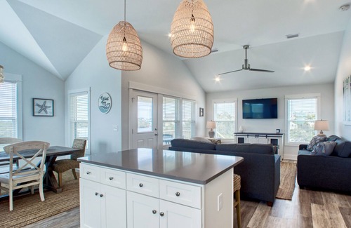 Avon House | Waterfront home with deck, pool, & tennis - short walk to the beach