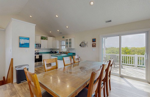 Avon House | Waterfront home with private pool, hot tub, pool table & fireplace -dog-friendly