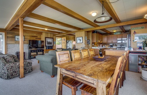 Freeland House | Waterfront Home with Stunning Natural Views, Large Outdoor Dining Areas