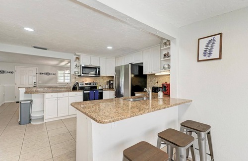 River Pointe House | Waterfront Home with Private Dock and Kayaks 4 Bedroom 2 Bath