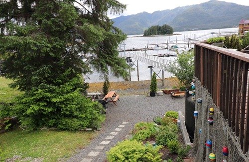 Ketchikan House | Waterfront home with a dock for your boat not far from the marina.