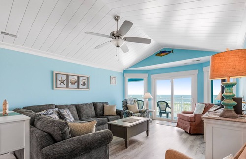 Long Beach House | Waterfront home with gated deck, dog friendly, outdoor shower, games, & W/D