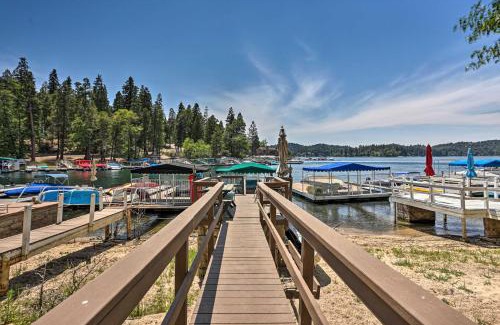 Cedar Glen House | Waterfront Lake Arrowhead Home with View and Game Room