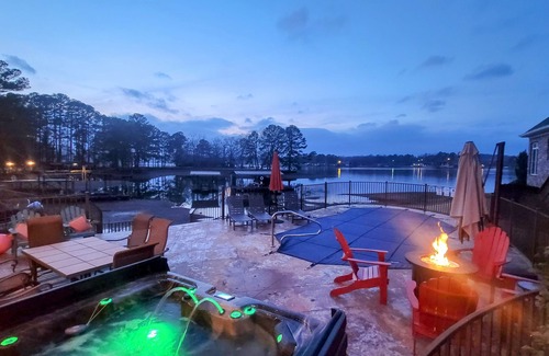 Mid America House | Waterfront Lake Hamilton Home | Pool, Hot Tub, A+ Views, Dock, Huge Game Room