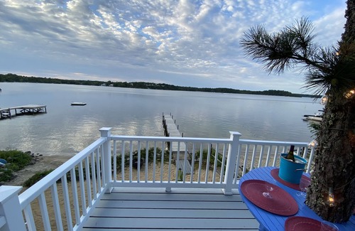 Harwich House | Waterfront lake house private beach dock