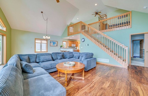 Rogers City Cottage | Waterfront Lake Huron Getaway w/Private Beach!