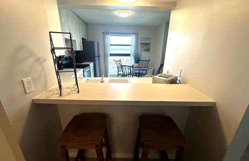Marco Island Condo | Waterfront living at this Cheerfully decorated river view Condo.