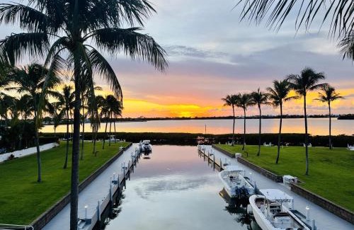 Indigo Reef Marina Homes House | Waterfront luxury Villa 43 with spectacular sunset views and boat slip townhouse