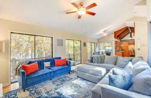 Martin House | Waterfront Martin Home with Fire Pit and Large Deck