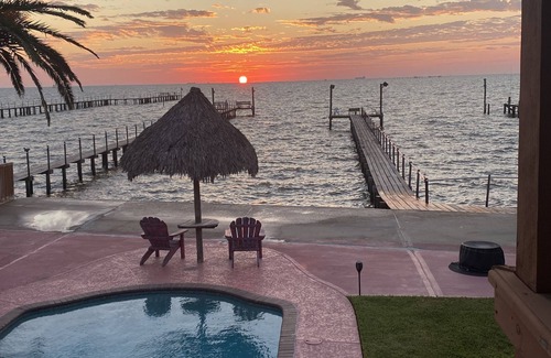 Dickinson House | Waterfront Oasis with private pool, Hot tub and 200 ft. Lighted fishing pier